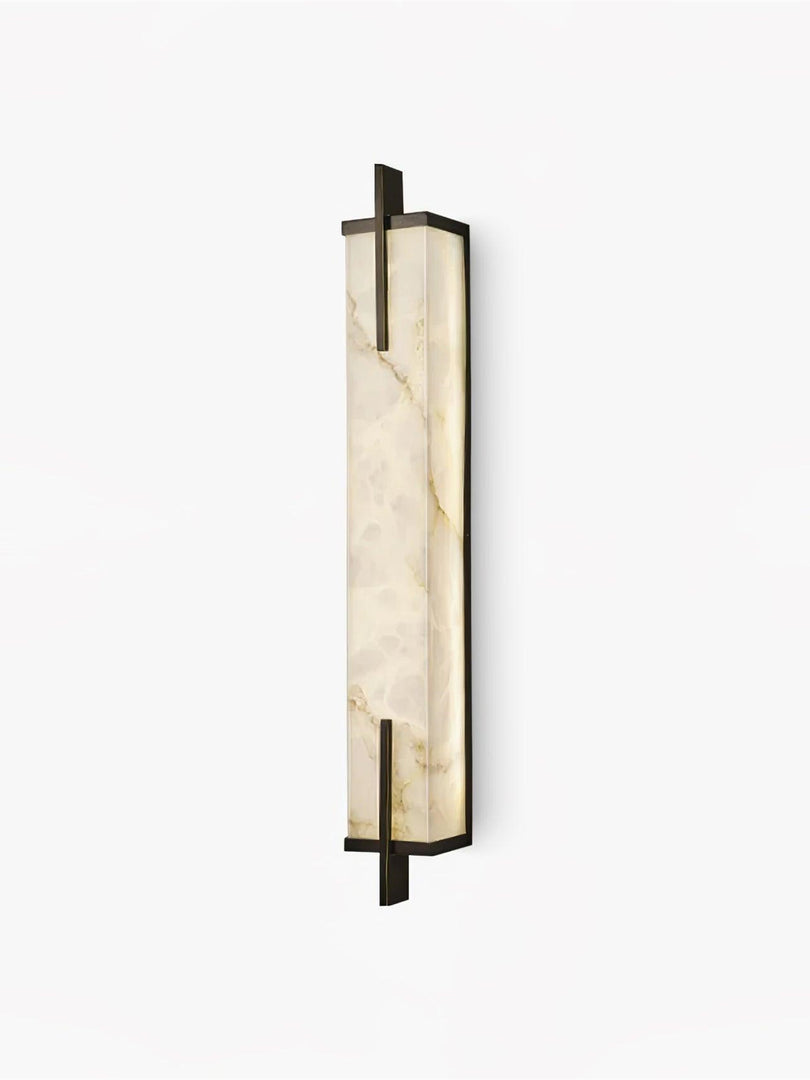 Rectangle Alabaster Wall Sconce