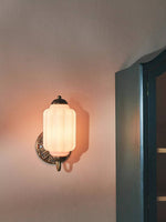 Load image into Gallery viewer, Cream Vintage Bedside Wall Sconce
