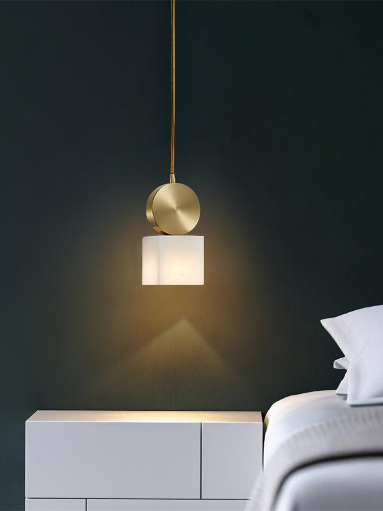 Scandinavian Creative Marble Pendant Light For Bedroom