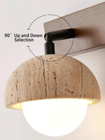 Load image into Gallery viewer, Nut Travertine Wall Lamp
