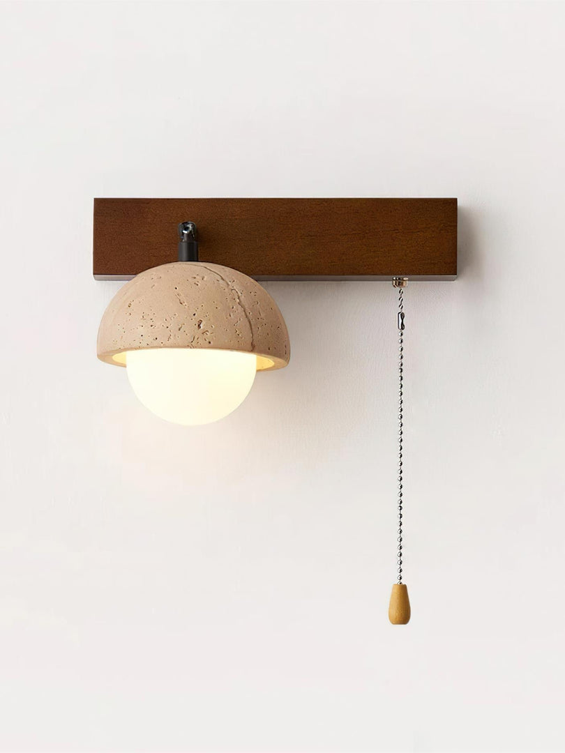 Nut Travertine Wall Lamp