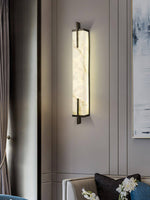 Load image into Gallery viewer, Rectangle Alabaster Wall Sconce
