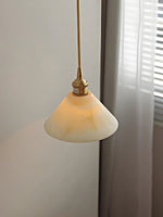 Load image into Gallery viewer, Modern Minimalist Design Brass Marble Pendant Light
