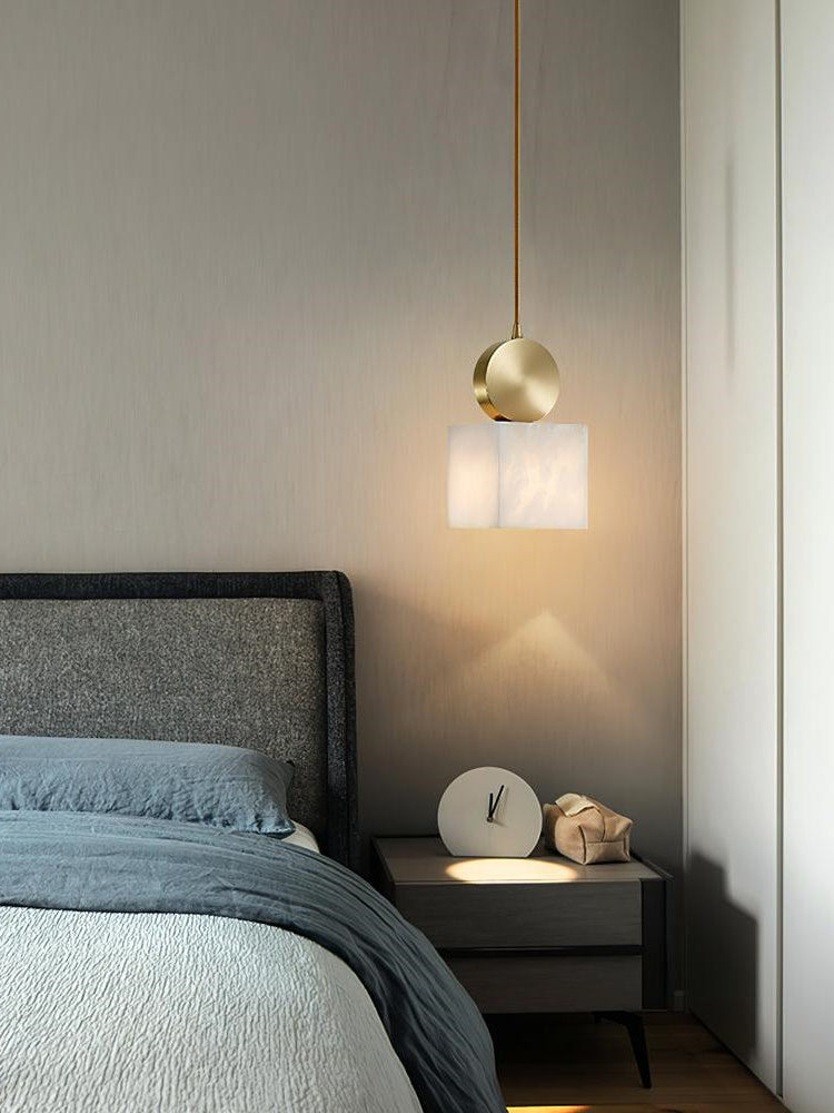 Scandinavian Creative Marble Pendant Light For Bedroom