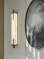 Load image into Gallery viewer, Rectangle Alabaster Wall Sconce
