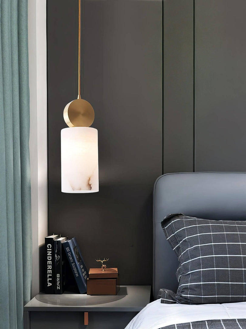 Scandinavian Creative Marble Pendant Light For Bedroom