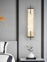 Load image into Gallery viewer, Rectangle Alabaster Wall Sconce
