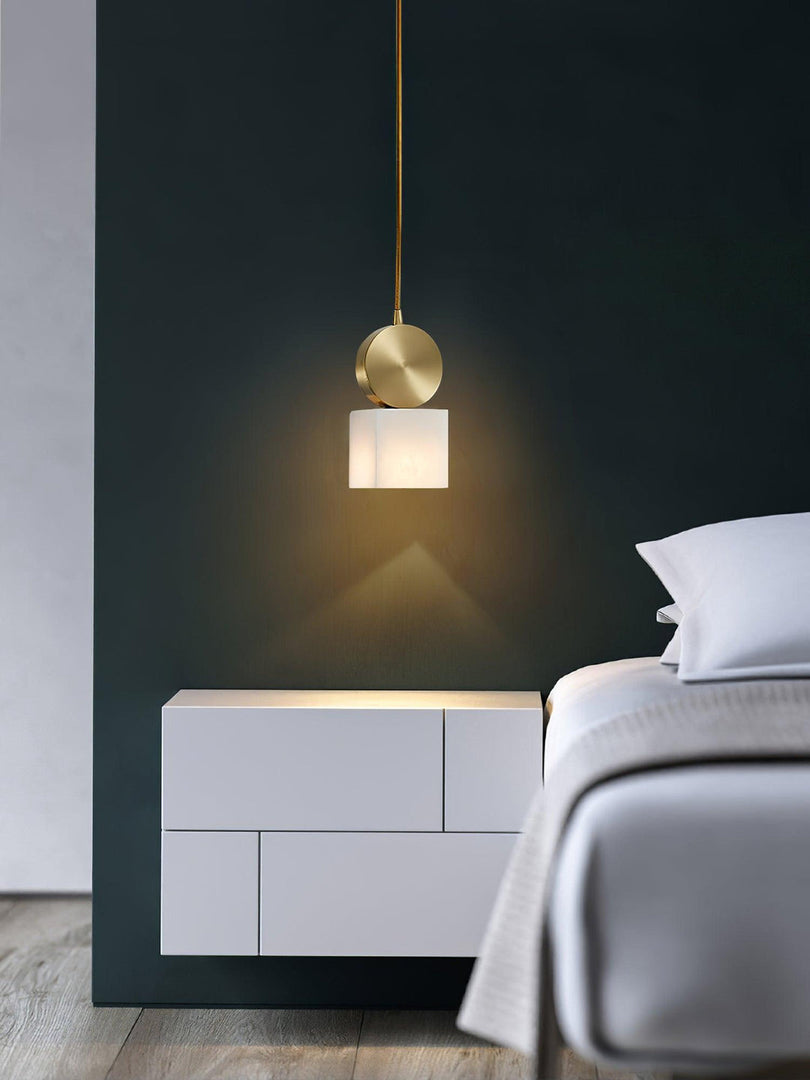 Scandinavian Creative Marble Pendant Light For Bedroom