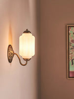 Load image into Gallery viewer, Cream Vintage Bedside Wall Sconce
