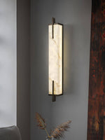 Load image into Gallery viewer, Rectangle Alabaster Wall Sconce
