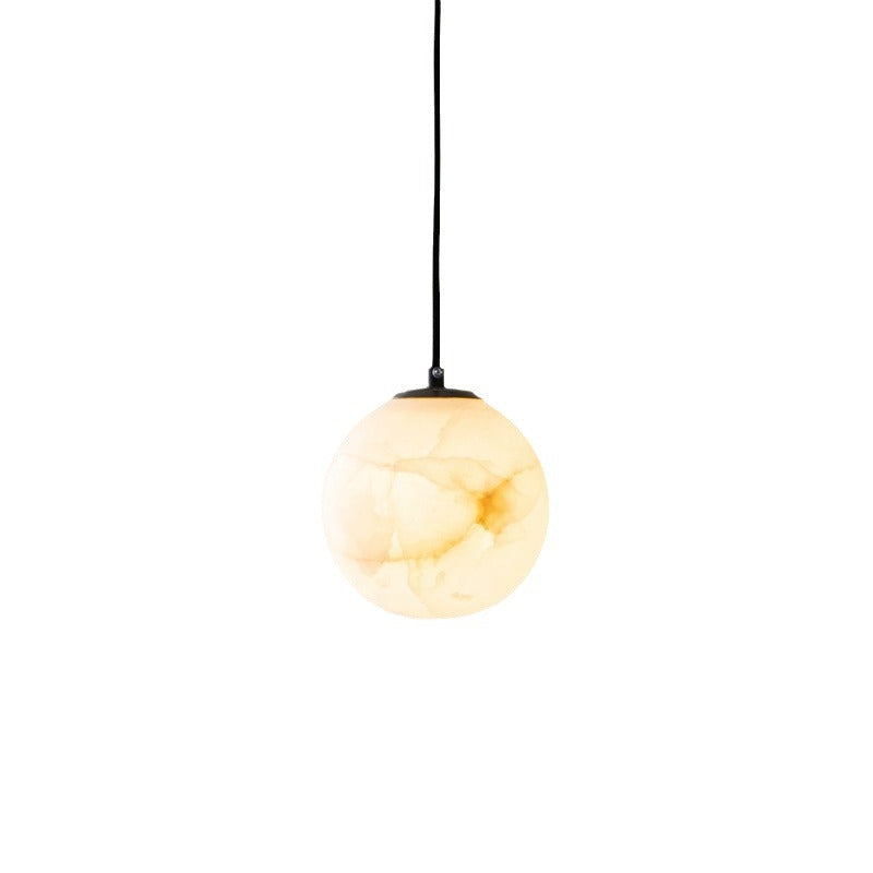 Nordic Minimalist Alabaster Pendant Light