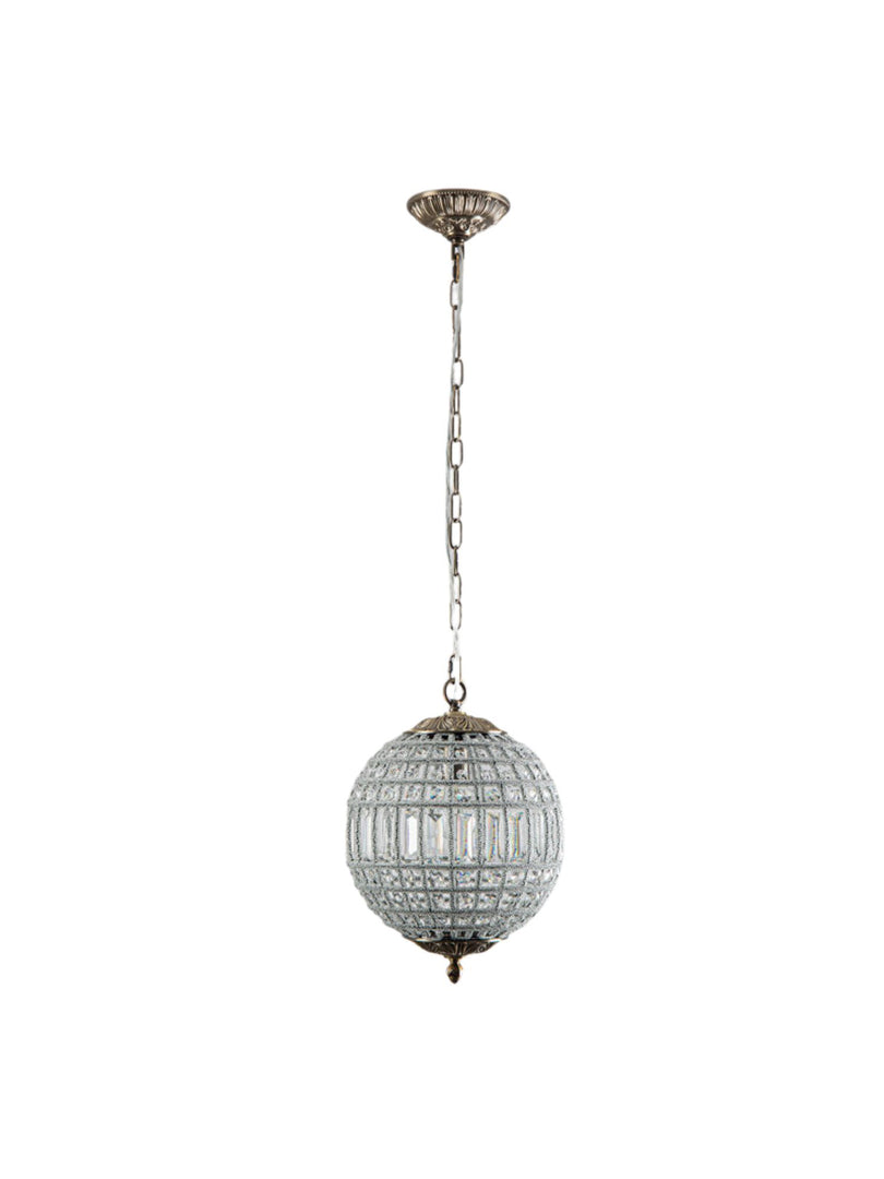 Antique Bronze Jewel Ball Chandelier