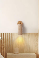 Load image into Gallery viewer, Cylindrical Travertine Wall Light
