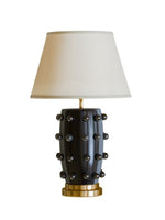 Load image into Gallery viewer, Retro Tapered Shade Ceramic Dot Table Lamp
