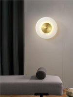 Load image into Gallery viewer, Minimalist Elegant Swe Alabaster Wall Lamp
