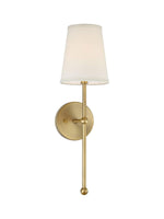 Load image into Gallery viewer, Nordic Rustic Brass Fabric Wall Lamp
