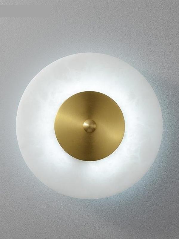 Minimalist Elegant Swe Alabaster Wall Lamp