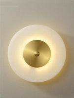 Load image into Gallery viewer, Minimalist Elegant Swe Alabaster Wall Lamp
