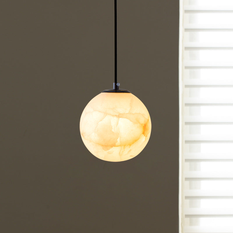 Nordic Minimalist Alabaster Pendant Light