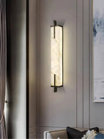 Load image into Gallery viewer, Rectangle Alabaster Wall Sconce
