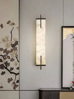 Load image into Gallery viewer, Rectangle Alabaster Wall Sconce
