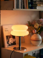 Load image into Gallery viewer, Creative Bauhaus Double Lollipop Ripple Glass Table Lamp
