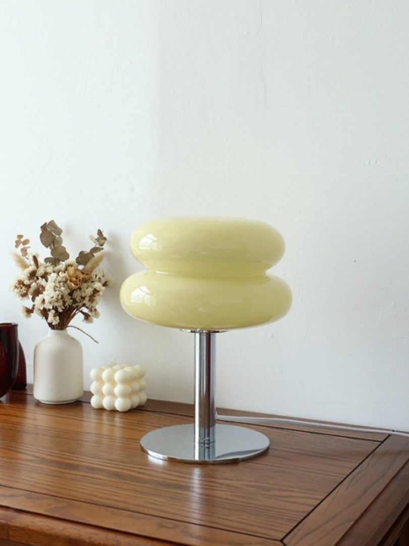 Creative Bauhaus Double Lollipop Ripple Glass Table Lamp