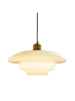 Load image into Gallery viewer, Modern Milk Glass Pendant Light
