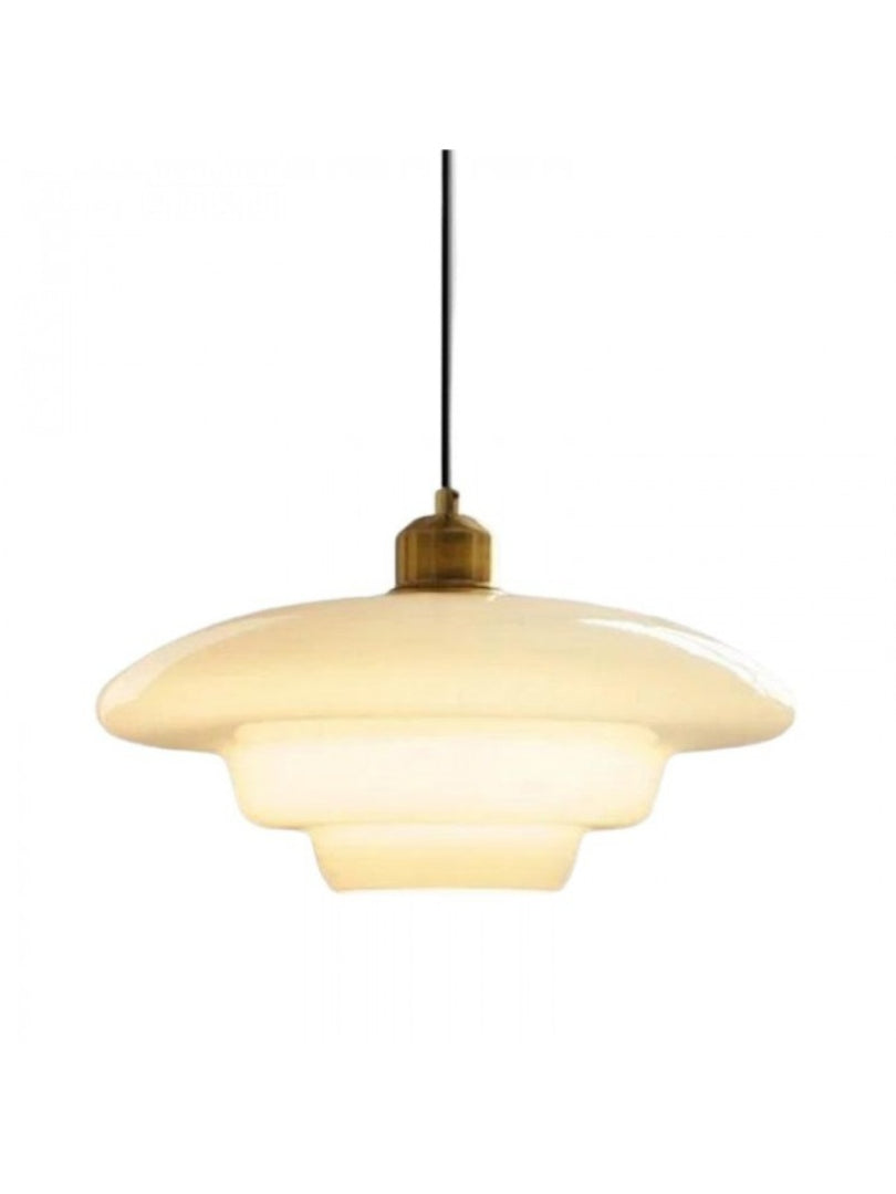 Modern Milk Glass Pendant Light