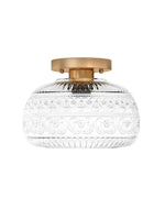 Load image into Gallery viewer, Vintage Glass Flush Mount Ceiling Light
