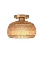 Load image into Gallery viewer, Vintage Glass Flush Mount Ceiling Light
