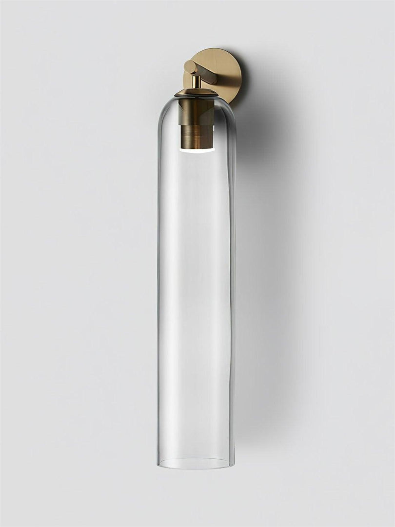 Minimalism Tubular Art Glass Wall Sconce