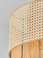 Load image into Gallery viewer, Japanese Wabi-Sabi Style Hemp Rope Rattan Zen Pendant Light
