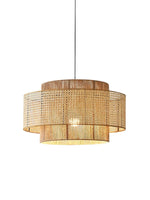 Load image into Gallery viewer, Japanese Wabi-Sabi Style Hemp Rope Rattan Zen Pendant Light
