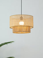 Load image into Gallery viewer, Japanese Wabi-Sabi Style Hemp Rope Rattan Zen Pendant Light
