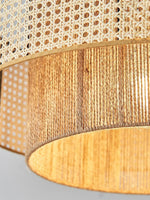 Load image into Gallery viewer, Japanese Wabi-Sabi Style Hemp Rope Rattan Zen Pendant Light
