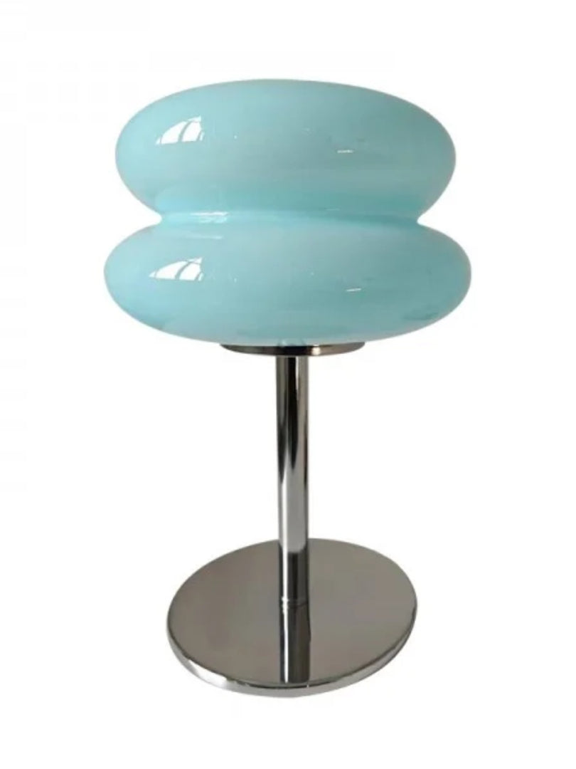 Creative Bauhaus Double Lollipop Ripple Glass Table Lamp