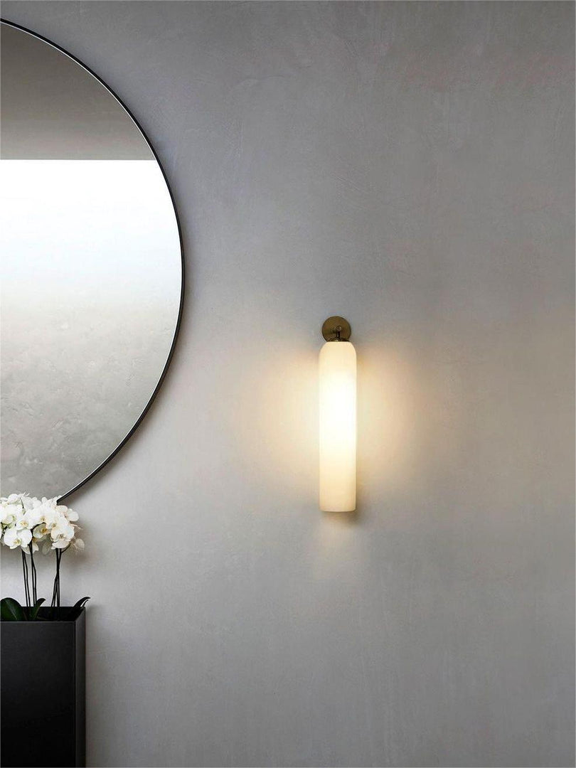 Minimalism Tubular Art Glass Wall Sconce