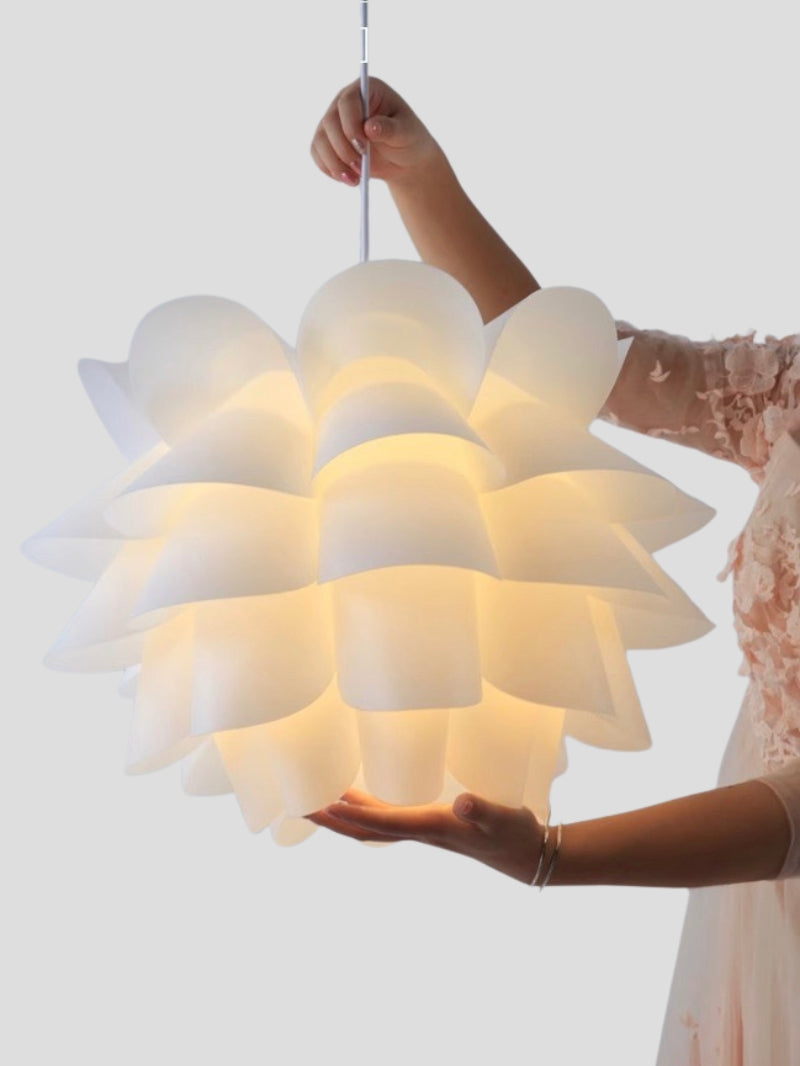 Modern Lotus Flower Shape Acrylic Pendant Light