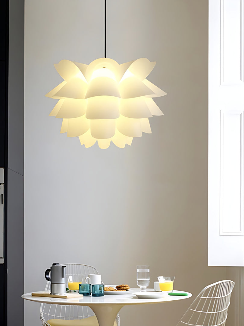 Modern Lotus Flower Shape Acrylic Pendant Light