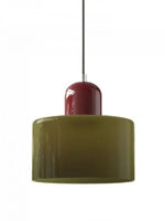 Load image into Gallery viewer, Creative Morandi Cylinder Glass Pendant Light
