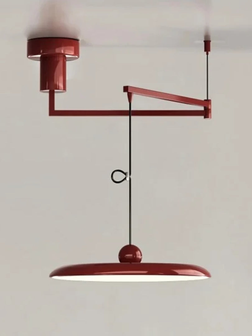 Minimalist Adjustable Swing Arm Pendant Light For Dining Room