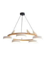 Load image into Gallery viewer, Modern Creative Colourful Circle Bird Chandelier
