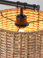 Load image into Gallery viewer, 3 Light Rustic Drum Hand Woven Rattan Pendant Light
