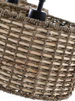 Load image into Gallery viewer, 3 Light Rustic Drum Hand Woven Rattan Pendant Light
